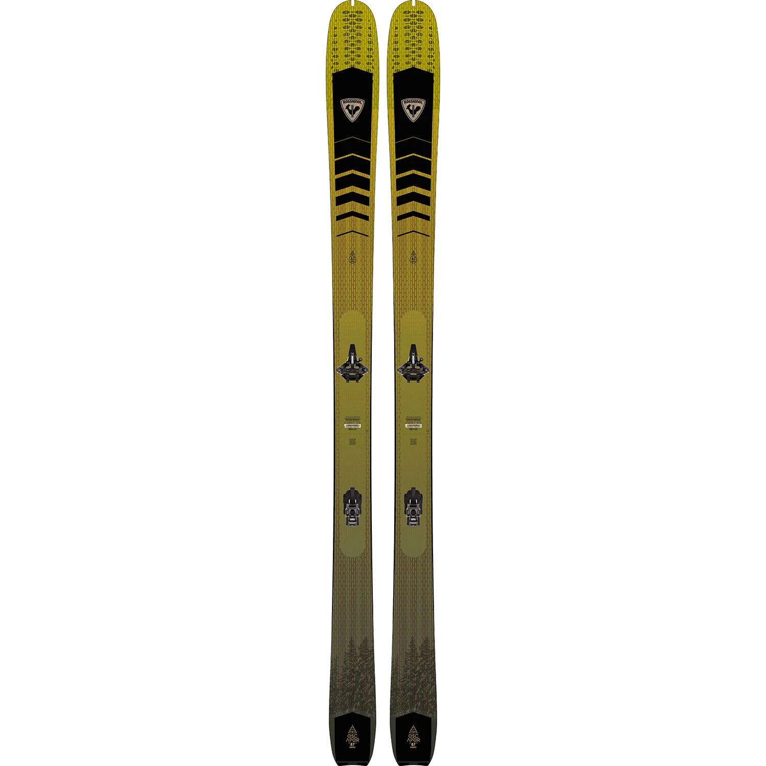Pack Ski Rossignol Escaper 87 Nano + Fixations Darklite 12 Homme 2 Pack Ski Rossignol Escaper 87 Nano + Fixations Darklite 12 Homme â Image 2