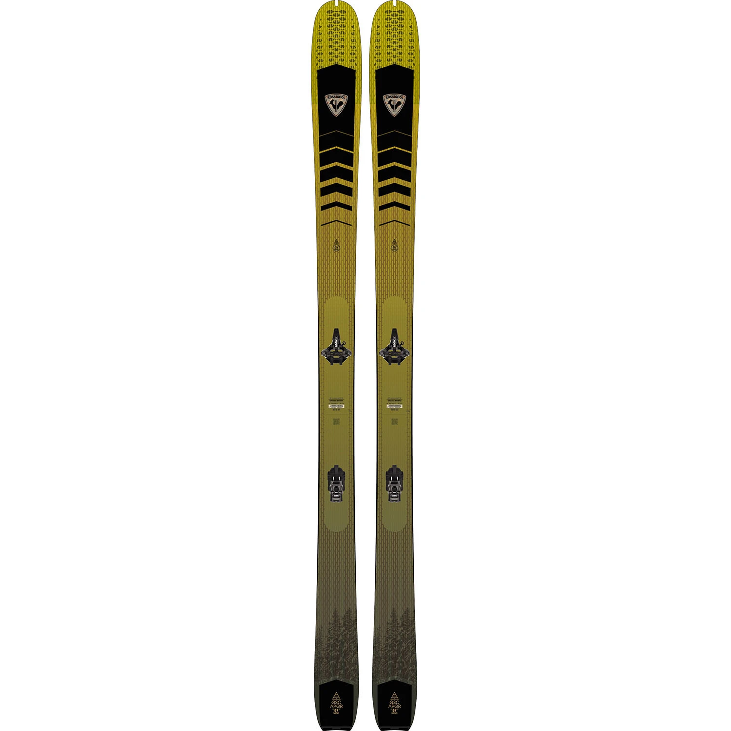 Pack Ski Rossignol Escaper 87 Nano + Fixations Darklite 12 Homme 1 Pack Ski Rossignol Escaper 87 Nano + Fixations Darklite 12 Homme
