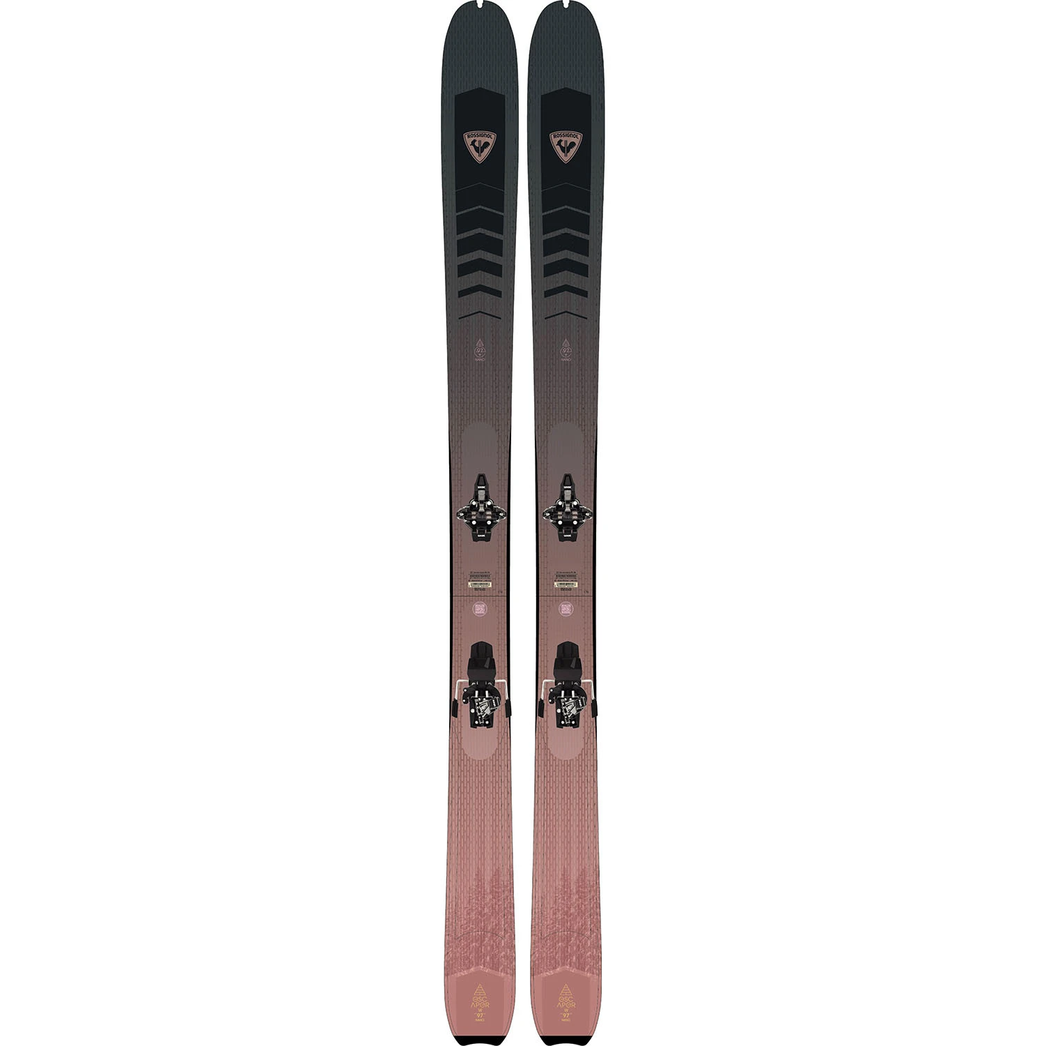 Pack Ski Rossignol Escaper W 97 Nano + Fixations Ht 10 Femme 1 Pack Ski Rossignol Escaper W 97 Nano + Fixations Ht 10 Femme