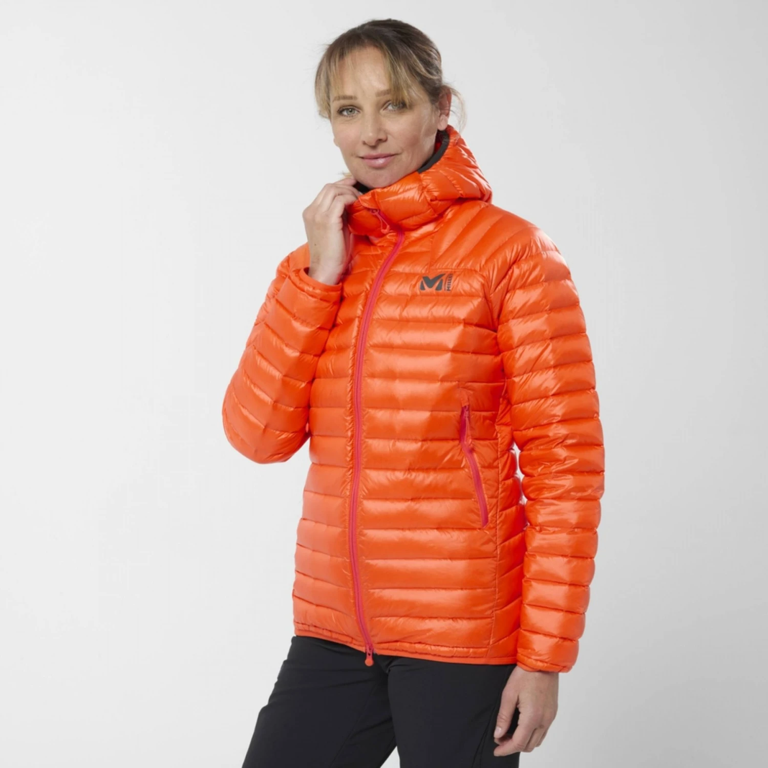 Doudoune Millet K Synth'x Down Hoodie Coral Chrome Femme 2 Doudoune Millet K Synth'x Down Hoodie Coral Chrome Femme – Image 2