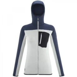 Polaire Millet Trilogylightgrid Hoodie Blanc Femme