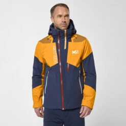 Veste De Ski/Snow Millet Snowbasin Jkt 2L Saphir Kumquat Homme -Volcom Soldes miv9214 9588 1 snowbasin jkt m saphir kumquat 1 6