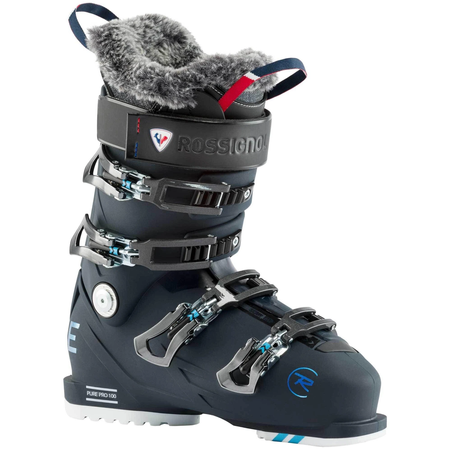 Chaussures De Ski Rossignol Pure Pro 100 - Blue Black Femme 2 Chaussures De Ski Rossignol Pure Pro 100 - Blue Black Femme – Image 2