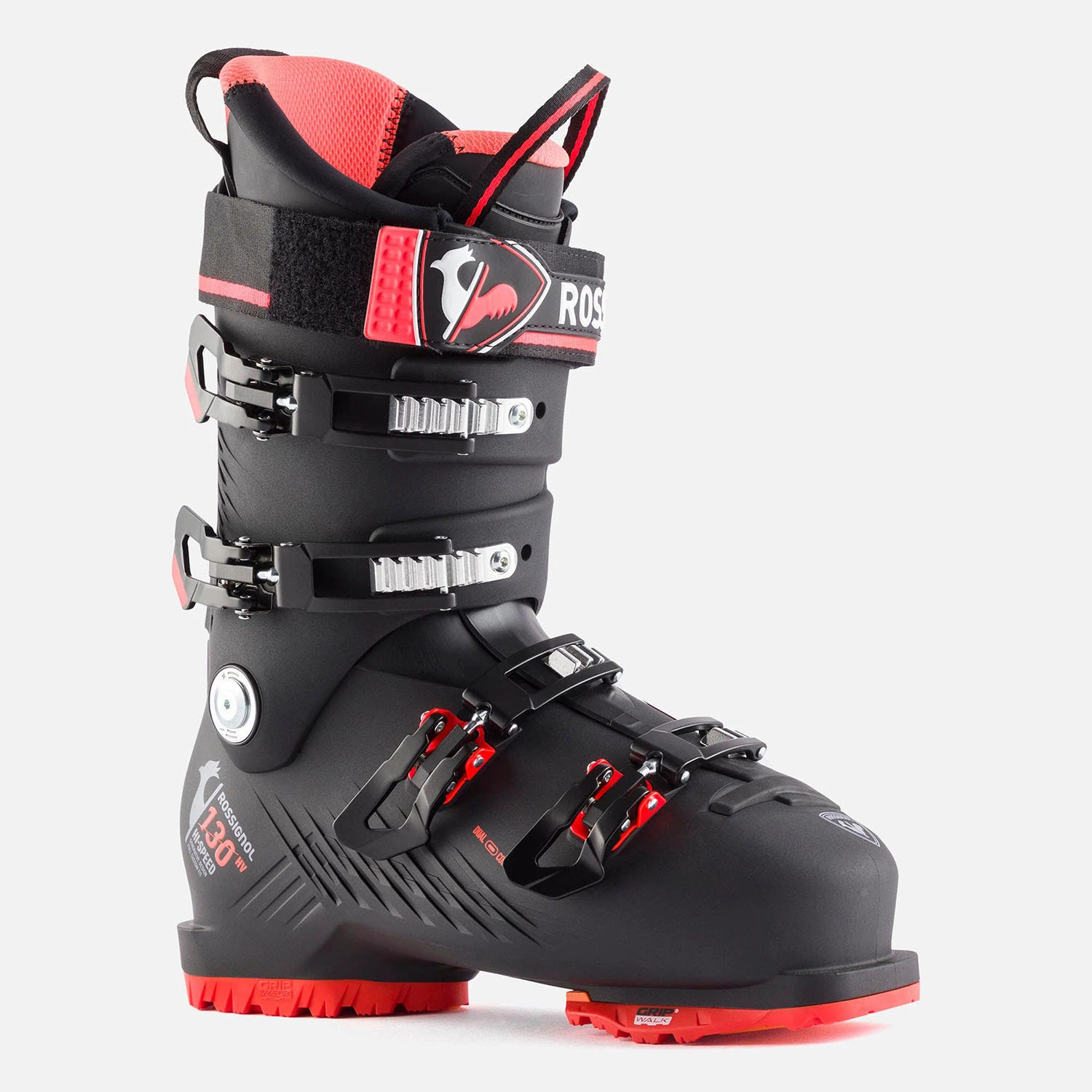 Chaussures De Ski Rossignol Hi-Speed 130 Hv Gripwalk Black Red Homme 2 Chaussures De Ski Rossignol Hi-Speed 130 Hv Gripwalk Black Red Homme – Image 2